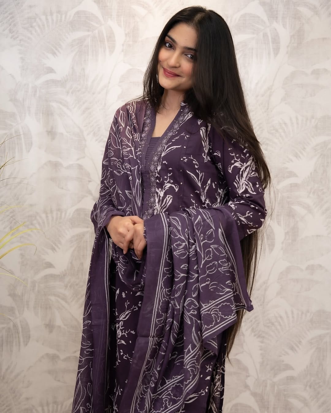 Pure fine Cotton fabric Embroidery Work Kurti with Pant with cotton 100-100 Dupatta